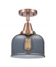 Innovations Lighting 447-1C-AC-G73-LED - Bell - 1 Light - 8 inch - Antique Copper - Flush Mount
