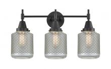 Innovations Lighting 447-3W-BK-G262-LED - Stanton - 3 Light - 24 inch - Matte Black - Bath Vanity Light