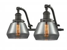 Innovations Lighting 515-2W-OB-G173-LED - Fulton - 2 Light - 18 inch - Oil Rubbed Bronze - Bath Vanity Light
