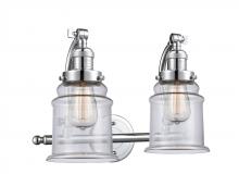 Innovations Lighting 515-2W-PC-G182 - Canton - 2 Light - 18 inch - Polished Chrome - Bath Vanity Light