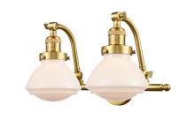 Innovations Lighting 515-2W-SG-G321 - Olean - 2 Light - 19 inch - Satin Gold - Bath Vanity Light