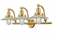 Innovations Lighting 515-3W-SG-G2 - Halophane - 3 Light - 28 inch - Satin Gold - Bath Vanity Light