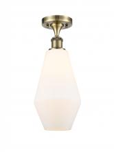 Innovations Lighting 516-1C-AB-G651-7 - Cindyrella - 1 Light - 7 inch - Antique Brass - Semi-Flush Mount