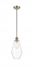 Innovations Lighting 516-1P-AB-G652-7 - Cindyrella - 1 Light - 7 inch - Antique Brass - Cord hung - Mini Pendant