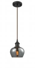 Innovations Lighting 516-1P-OB-G93-LED - Fenton - 1 Light - 7 inch - Oil Rubbed Bronze - Cord hung - Mini Pendant