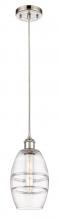 Innovations Lighting 516-1P-PN-G557-6CL - Vaz - 1 Light - 6 inch - Polished Nickel - Cord hung - Mini Pendant