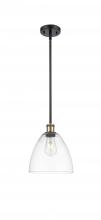 Innovations Lighting 516-1S-BAB-GBD-92 - Bristol - 1 Light - 9 inch - Black Antique Brass - Mini Pendant