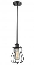 Innovations Lighting 516-1S-BK-CE513-BK-LED - Barrington - 1 Light - 6 inch - Matte Black - Mini Pendant