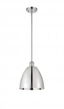 Innovations Lighting 516-1S-PC-MBD-9-PC - Bristol - 1 Light - 9 inch - Polished Chrome - Pendant