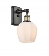 Innovations Lighting 516-1W-BAB-G461-6 - Norfolk - 1 Light - 6 inch - Black Antique Brass - Sconce