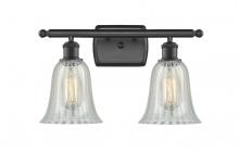 Innovations Lighting 516-2W-BK-G2811 - Hanover - 2 Light - 16 inch - Matte Black - Bath Vanity Light