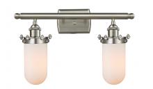 Innovations Lighting 516-2W-SN-CE231-W - Kingsbury - 2 Light - 14 inch - Brushed Satin Nickel - Bath Vanity Light