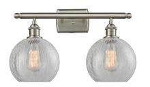 Innovations Lighting 516-2W-SN-G125 - Athens - 2 Light - 18 inch - Brushed Satin Nickel - Bath Vanity Light