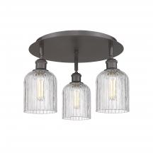 Innovations Lighting 516-3C-OB-G559-5CL - Bridal Veil - 3 Light - 17 inch - Oil Rubbed Bronze - Flush Mount