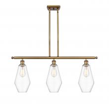 Innovations Lighting 516-3I-BB-G652-7 - Cindyrella - 3 Light - 36 inch - Brushed Brass - Cord hung - Island Light