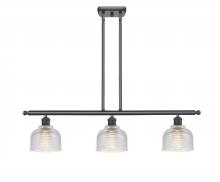 Innovations Lighting 516-3I-BK-G412 - Dayton - 3 Light - 36 inch - Matte Black - Cord hung - Island Light