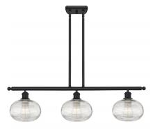 Innovations Lighting 516-3I-BK-G555-8CL - Ithaca - 3 Light - 36 inch - Matte Black - Cord hung - Island Light