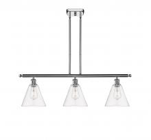 Innovations Lighting 516-3I-PC-GBC-82 - Berkshire - 3 Light - 36 inch - Polished Chrome - Cord hung - Island Light