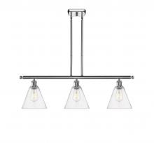 Innovations Lighting 516-3I-PC-GBC-84 - Berkshire - 3 Light - 36 inch - Polished Chrome - Cord hung - Island Light