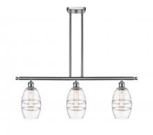 Innovations Lighting 516-3I-SN-G557-6CL - Vaz - 3 Light - 36 inch - Brushed Satin Nickel - Cord hung - Island Light