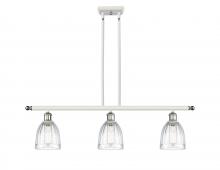 Innovations Lighting 516-3I-WPC-G442 - Brookfield - 3 Light - 36 inch - White Polished Chrome - Cord hung - Island Light