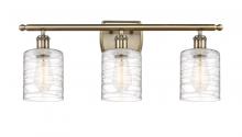 Innovations Lighting 516-3W-AB-G1113-LED - Cobbleskill - 3 Light - 25 inch - Antique Brass - Bath Vanity Light