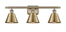 Innovations Lighting 516-3W-AB-M8 - Smithfield - 3 Light - 27 inch - Antique Brass - Bath Vanity Light