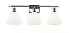 Innovations Lighting 516-3W-PC-GBD-751 - Bristol - 3 Light - 28 inch - Polished Chrome - Bath Vanity Light