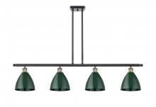 Innovations Lighting 516-4I-BAB-MBD-75-GR - Plymouth - 4 Light - 48 inch - Black Antique Brass - Cord hung - Island Light