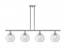 Innovations Lighting 516-4I-PN-G124 - Athens - 4 Light - 48 inch - Polished Nickel - Cord hung - Island Light