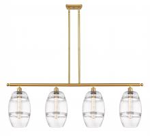 Innovations Lighting 516-4I-SG-G557-8CL - Vaz - 4 Light - 48 inch - Satin Gold - Cord hung - Island Light