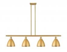 Innovations Lighting 516-4I-SG-MBD-75-SG - Bristol - 4 Light - 48 inch - Satin Gold - Cord hung - Island Light