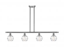 Innovations Lighting 516-4I-SN-G1213-6 - Athens Deco Swirl - 4 Light - 48 inch - Brushed Satin Nickel - Cord hung - Island Light