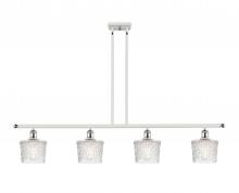 Innovations Lighting 516-4I-WPC-G402 - Niagara - 4 Light - 48 inch - White Polished Chrome - Cord hung - Island Light