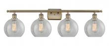 Innovations Lighting 516-4W-AB-G125 - Athens - 4 Light - 38 inch - Antique Brass - Bath Vanity Light