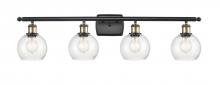 Innovations Lighting 516-4W-BAB-G124-6 - Athens - 4 Light - 36 inch - Black Antique Brass - Bath Vanity Light