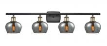 Innovations Lighting 516-4W-BAB-G93 - Fenton - 4 Light - 37 inch - Black Antique Brass - Bath Vanity Light