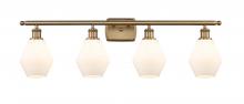 Innovations Lighting 516-4W-BB-G651-6 - Cindyrella - 4 Light - 36 inch - Brushed Brass - Bath Vanity Light