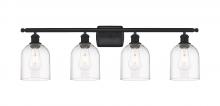 Innovations Lighting 516-4W-BK-G558-6CL - Bella - 4 Light - 36 inch - Matte Black - Bath Vanity Light