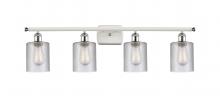 Innovations Lighting 516-4W-WPC-G112 - Cobbleskill - 4 Light - 35 inch - White Polished Chrome - Bath Vanity Light