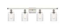 Innovations Lighting 516-4W-WPC-G342 - Hadley - 4 Light - 35 inch - White Polished Chrome - Bath Vanity Light