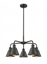 Innovations Lighting 516-5CR-OB-M8-OB - Ballston - 5 Light - 25 inch - Oil Rubbed Bronze - Chandelier