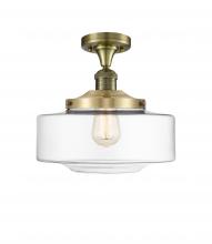 Innovations Lighting 517-1CH-AB-G692-12 - Bridgeton - 1 Light - 12 inch - Antique Brass - Semi-Flush Mount