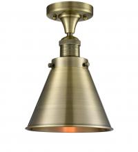 Innovations Lighting 517-1CH-AB-M13-AB-LED - Appalachian - 1 Light - 8 inch - Antique Brass - Semi-Flush Mount
