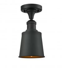 Innovations Lighting 517-1CH-BK-M9-BK - Addison - 1 Light - 5 inch - Matte Black - Semi-Flush Mount