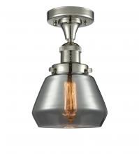 Innovations Lighting 517-1CH-PN-G173 - Fulton - 1 Light - 7 inch - Polished Nickel - Semi-Flush Mount