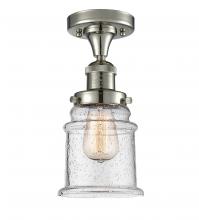 Innovations Lighting 517-1CH-PN-G184 - Canton - 1 Light - 6 inch - Polished Nickel - Semi-Flush Mount