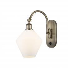 Innovations Lighting 518-1W-AB-G651-8-LED - Cindyrella - 1 Light - 8 inch - Antique Brass - Sconce