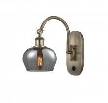 Innovations Lighting 518-1W-AB-G93-LED - Fenton - 1 Light - 7 inch - Antique Brass - Sconce