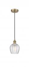 Innovations Lighting 616-1P-AB-G462-6-LED - Norfolk - 1 Light - 6 inch - Antique Brass - Cord hung - Mini Pendant